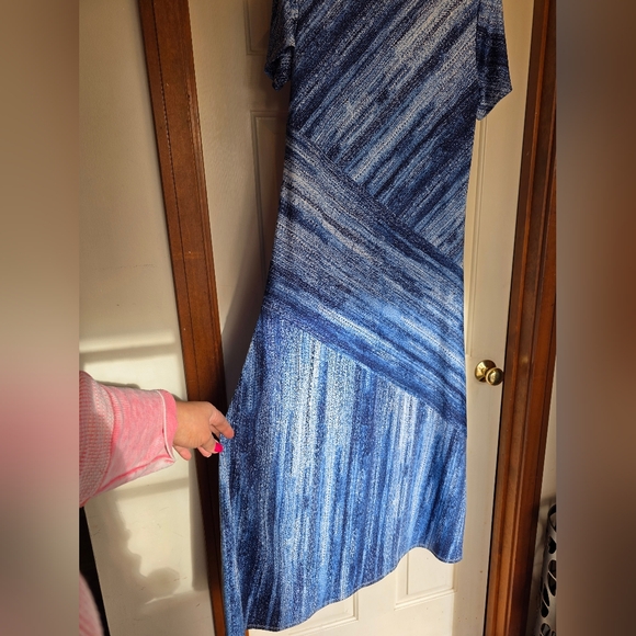 🌴 Serengeti Crosswinds Spliced Maxi Dress Size S New Without Tags - Picture 5 of 7